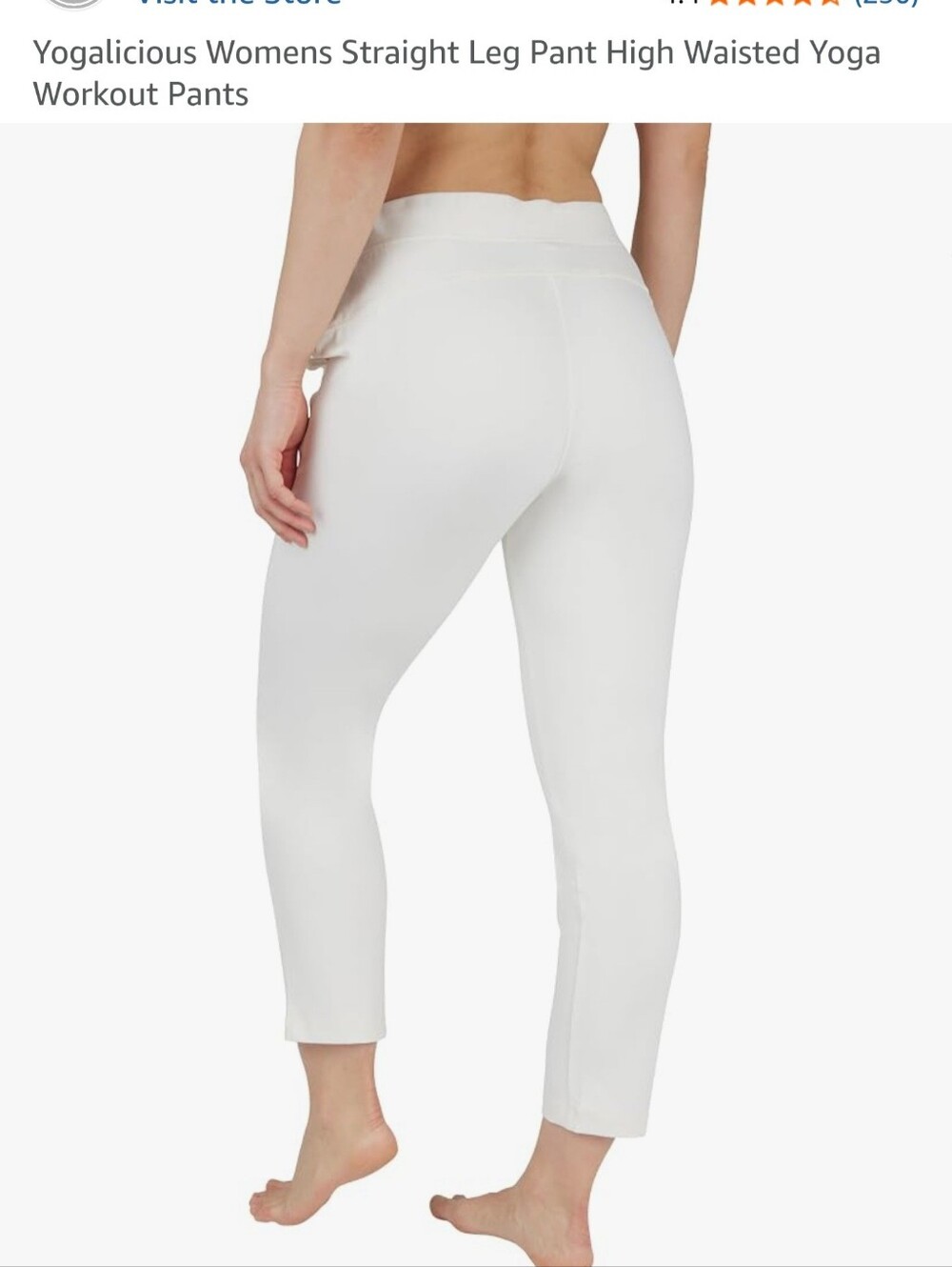 Yogalicious Cream Drawstring Pants - Picture 7 of 11